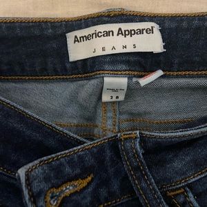 American Apparel jeans dark navy skinny